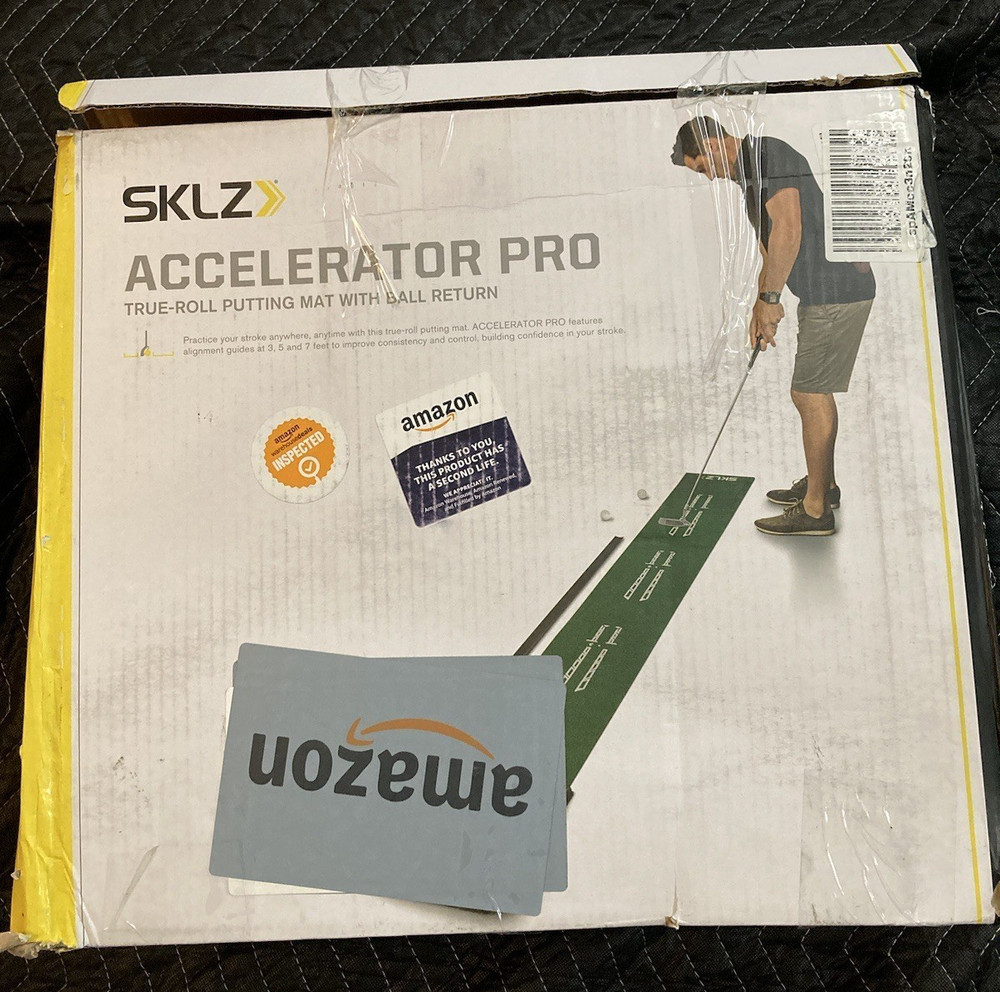 SKLZ Golf Accelerator Pro Putting Mat with Ball Return