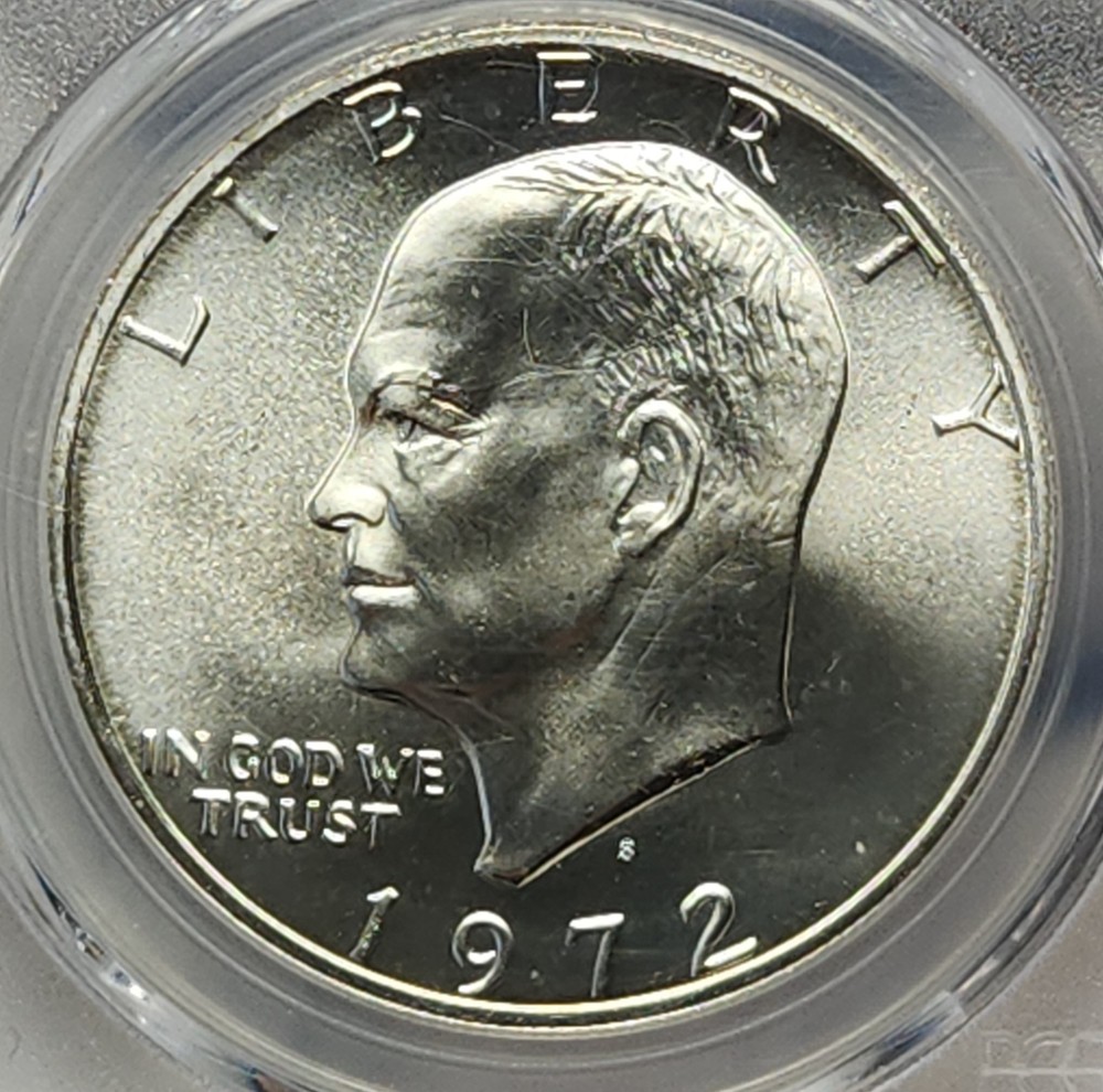 1972 S Eisenhower Ike Silver Dollar PCGS MS66 - IK7220