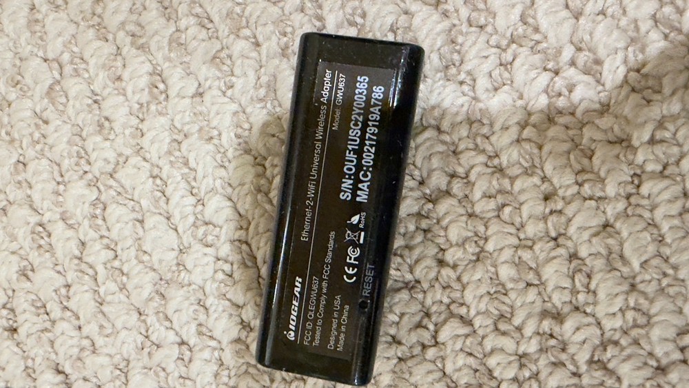 IOGEAR Ethernet-2-WiFi Universal Wireless Adapter