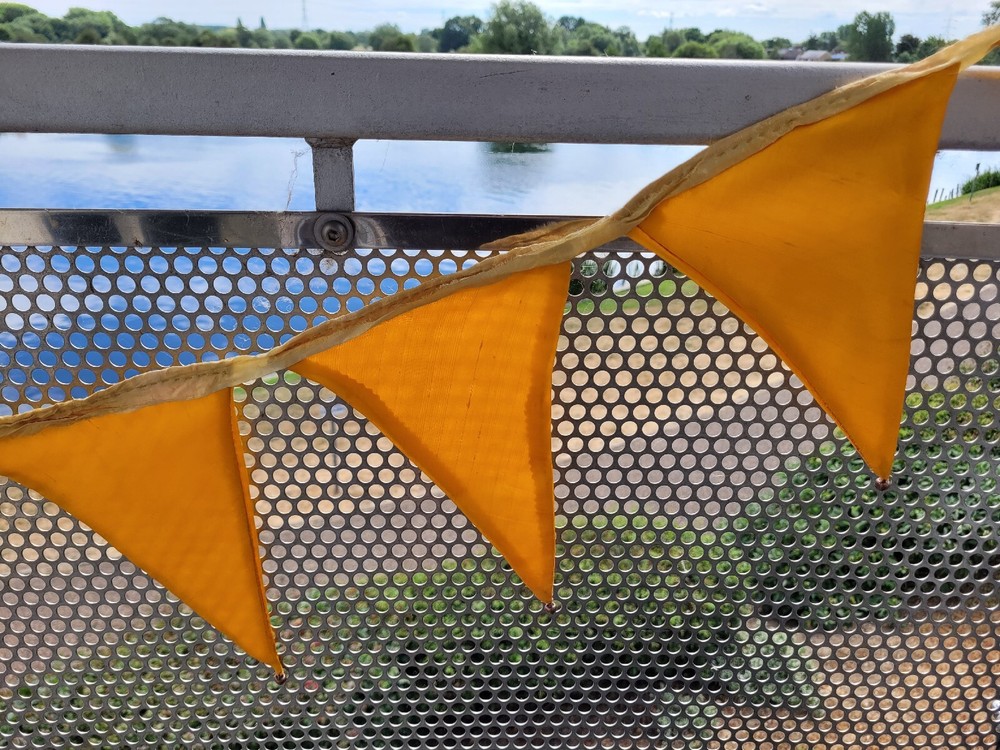 Boho Gold Silk Bunting 3m