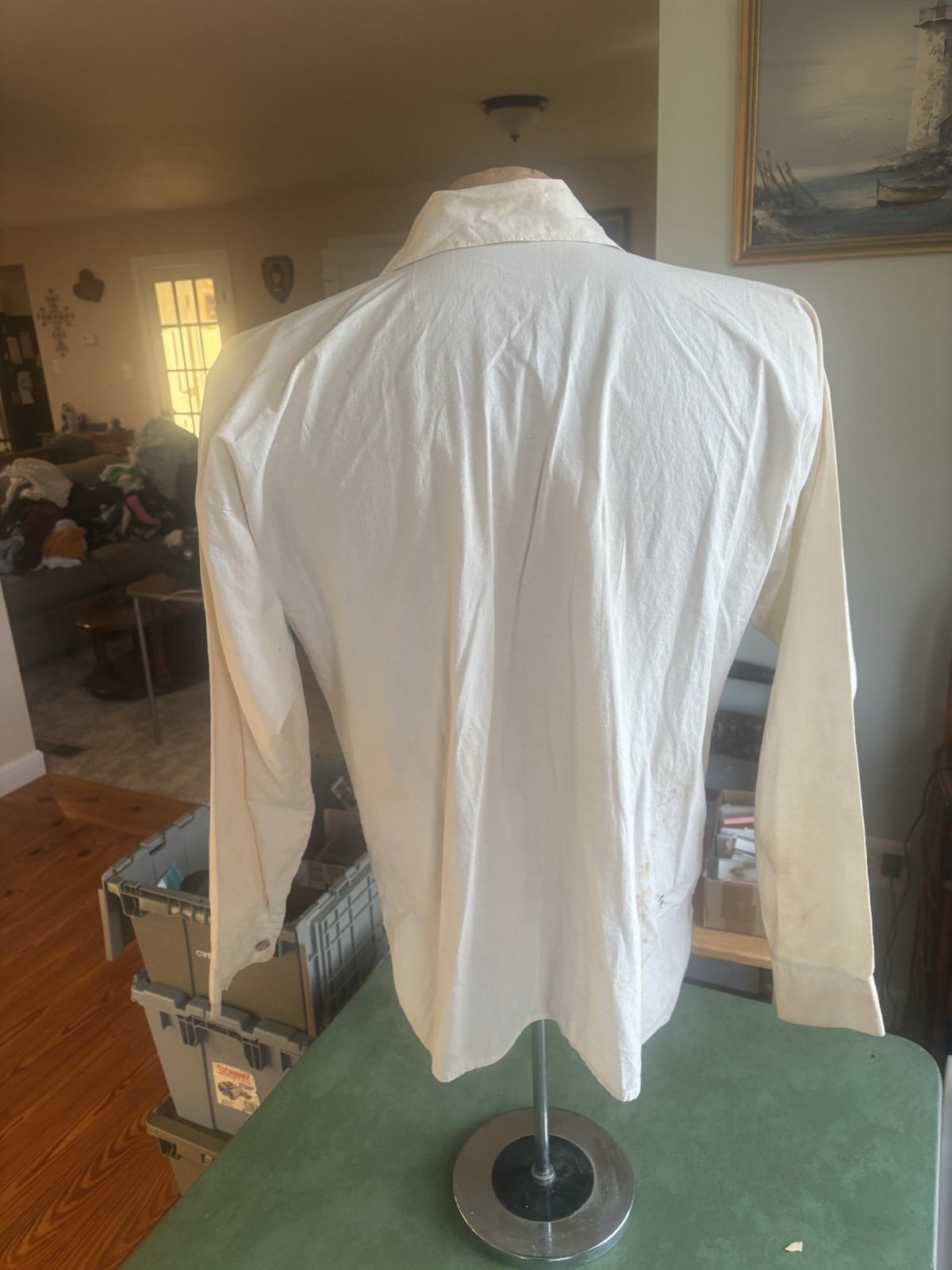 Vintage Reproduction Civil War Quarter Button Up Shirt