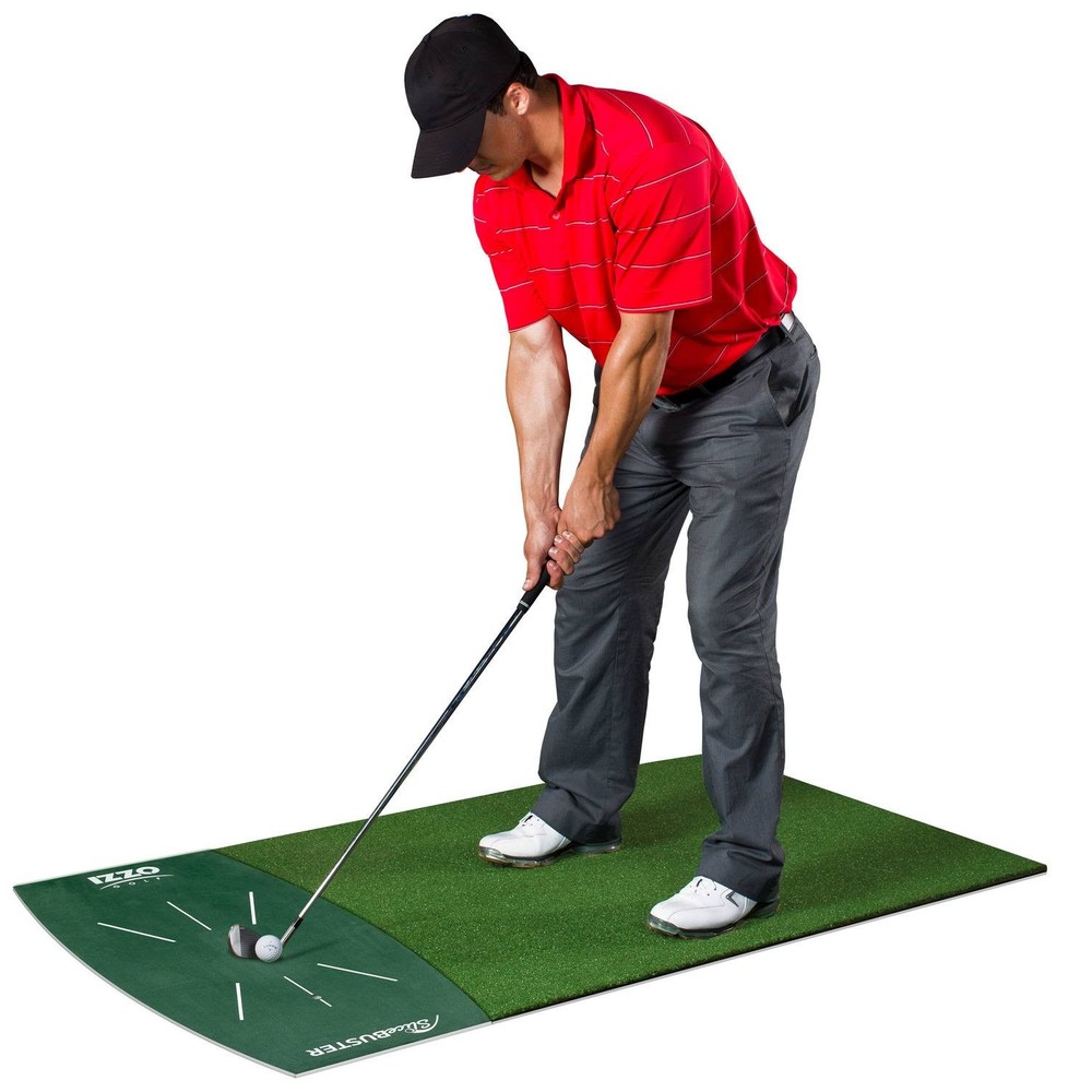 New Izzo Golf Slice Buster Hitting Mat