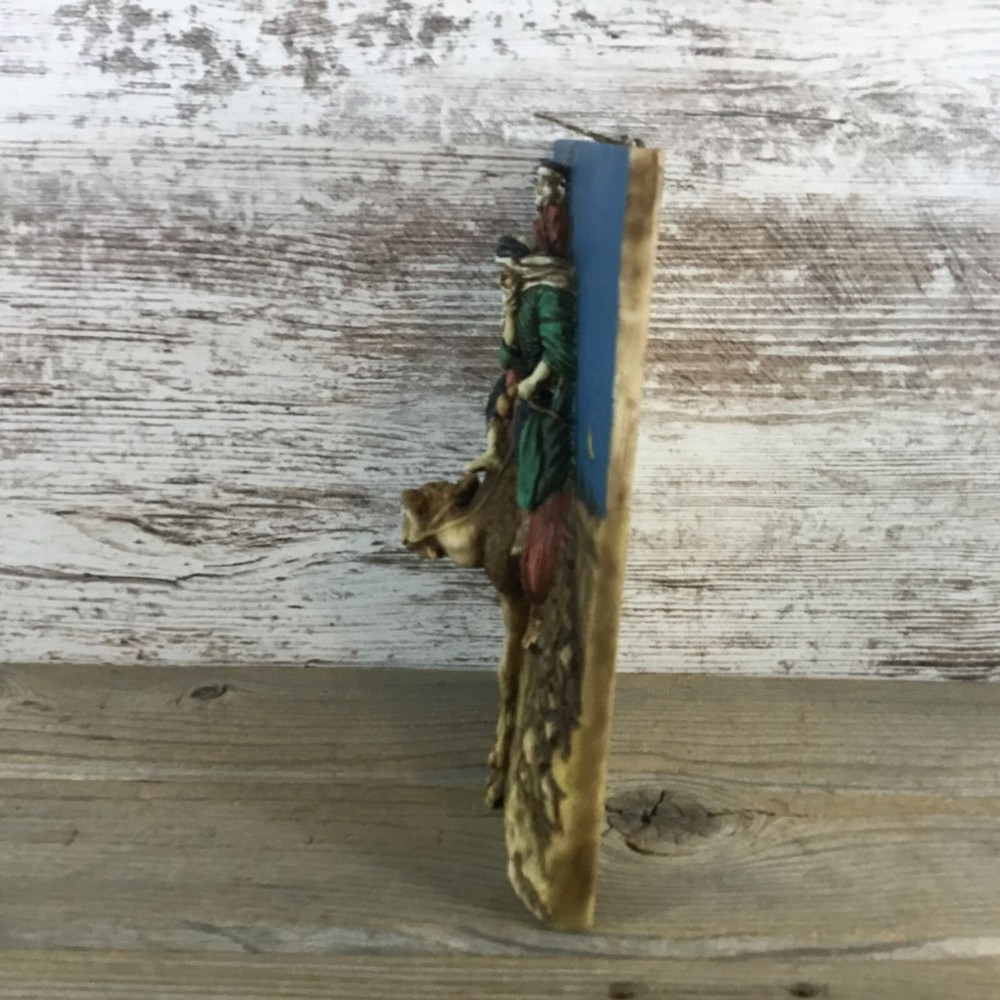 Vintage 3D Middle Eastern Camel Wall Plaque