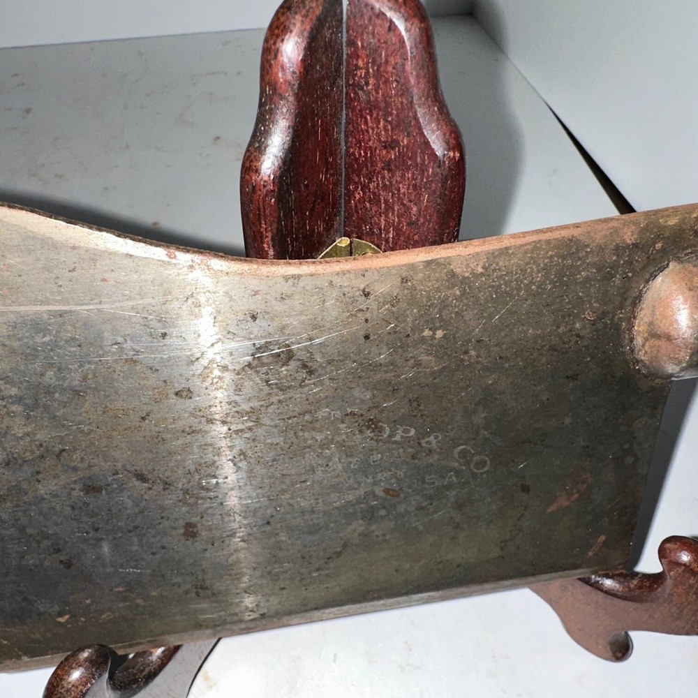 GEO. H Bishop & Co. Rare Speed & Ease Meat Cleaver