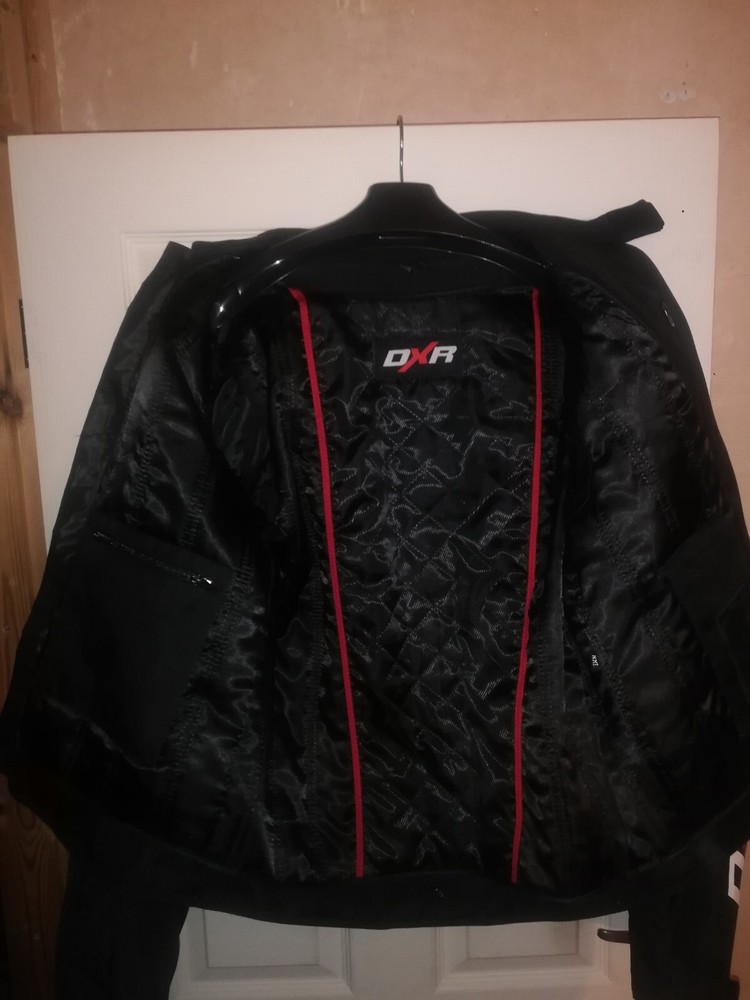 Motorcycle Jacket, Textile, AS BRANDNEW Condition, Black/red/white