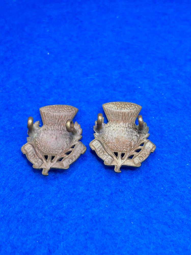 Canadian Army COTC collars Queens University (Pair)
