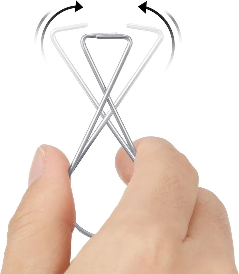 50 Packs Ceiling Hook Tile Hooks T-Bar Clips Drop Ceiling Clips for Office, Clas