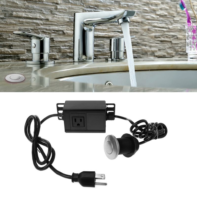 Sink Top Air Switch Kit Garbage Disposal Part Built-out Adapter Switch