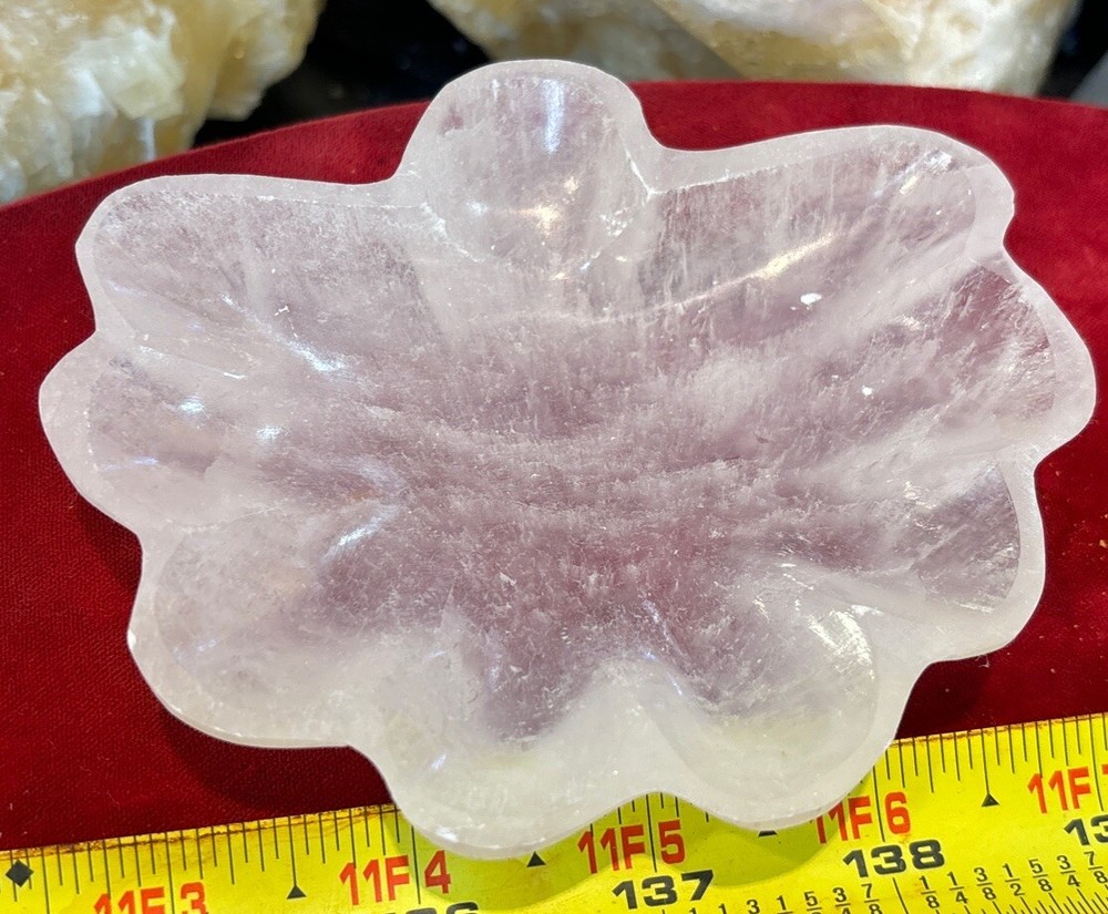 4” Selenite Bowl Sea Shell Shape