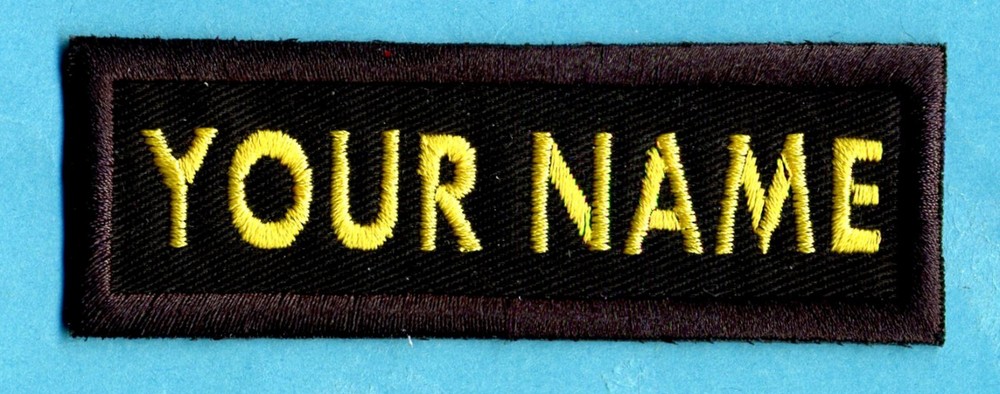 SAAB Custom Space: Above & Beyond Embroidered Name Tag Iron-on Patch
