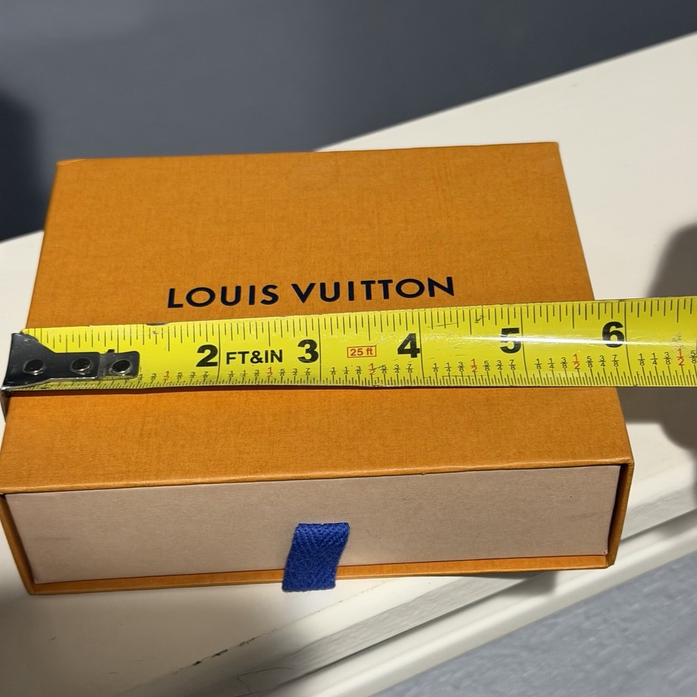 Authentic Louis Vuitton Orange Empty Gift Box 5.75"x5" EUC!