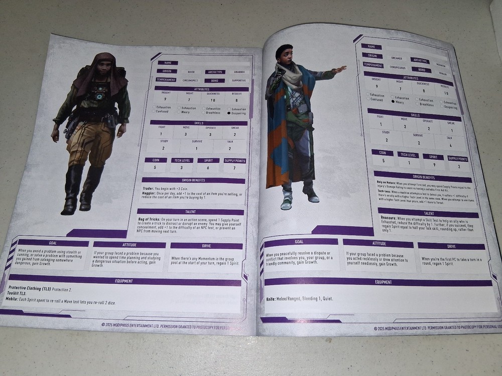 Dreams and Machines - RPG Quickstart guide