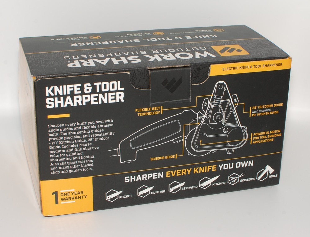 Work Sharp Knife And Tool Sharpener w/ Box & Accessories WSKTS - Great Condition