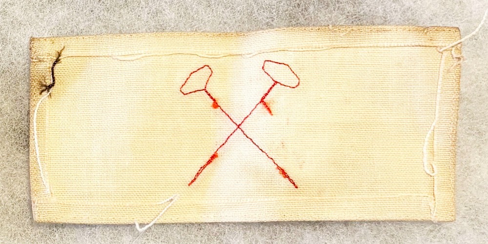 1880's Ordnance Private Chevron Rank Patch