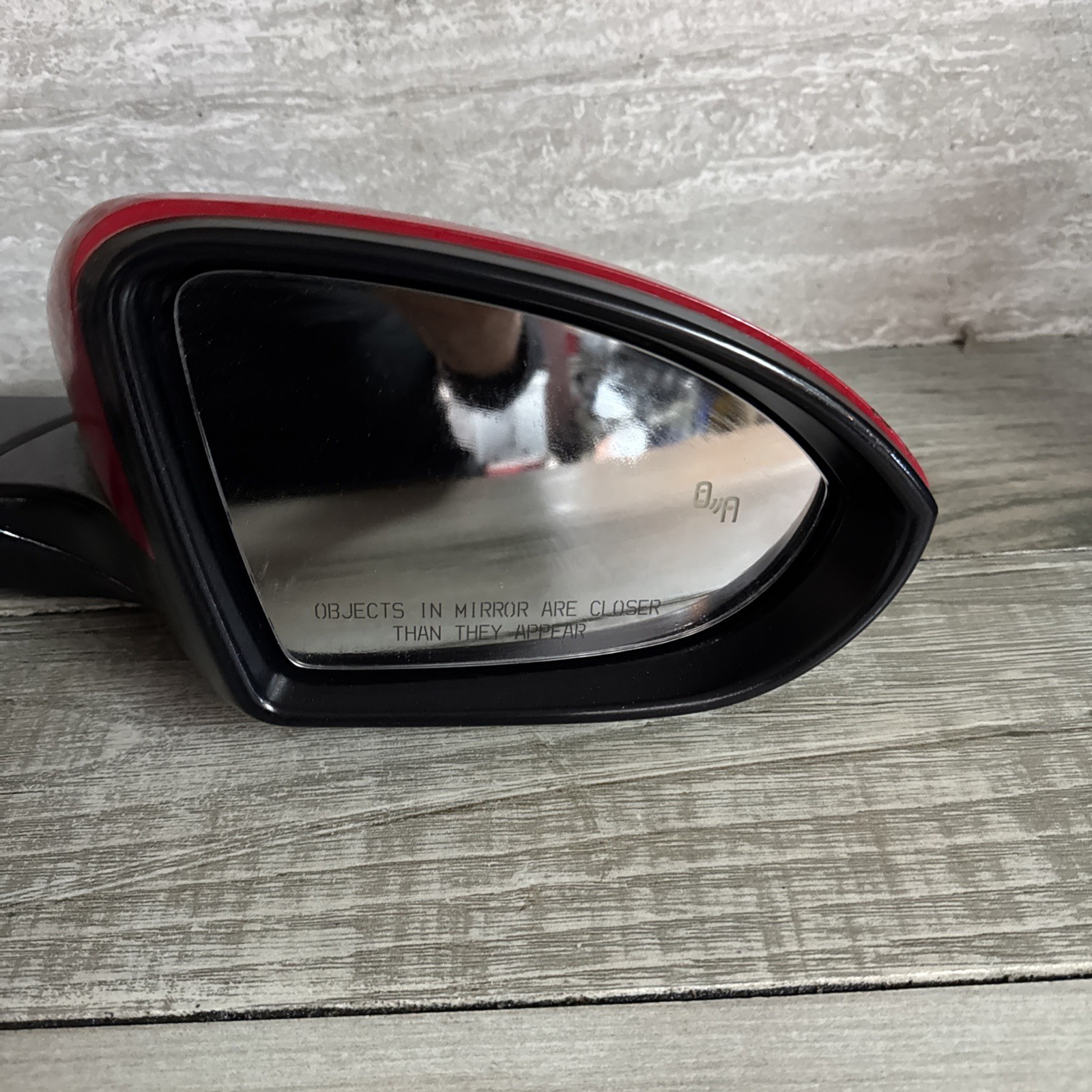 🥇 2019-2023 VW Volkswagen Jetta RH Passenger Power Mirror w/Blind Spot OEM Red
