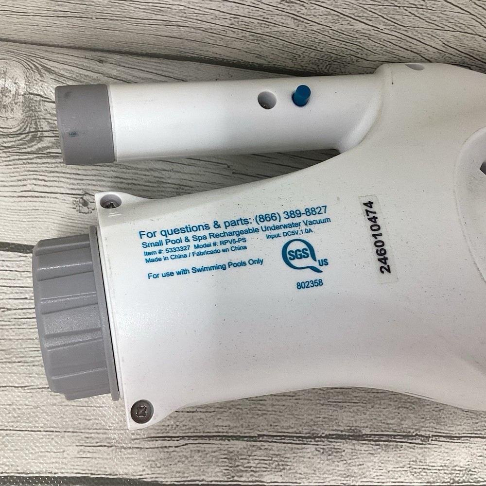 Project Source Handheld Pool & Spa Rechargeable Underwater Vacuum #5333329