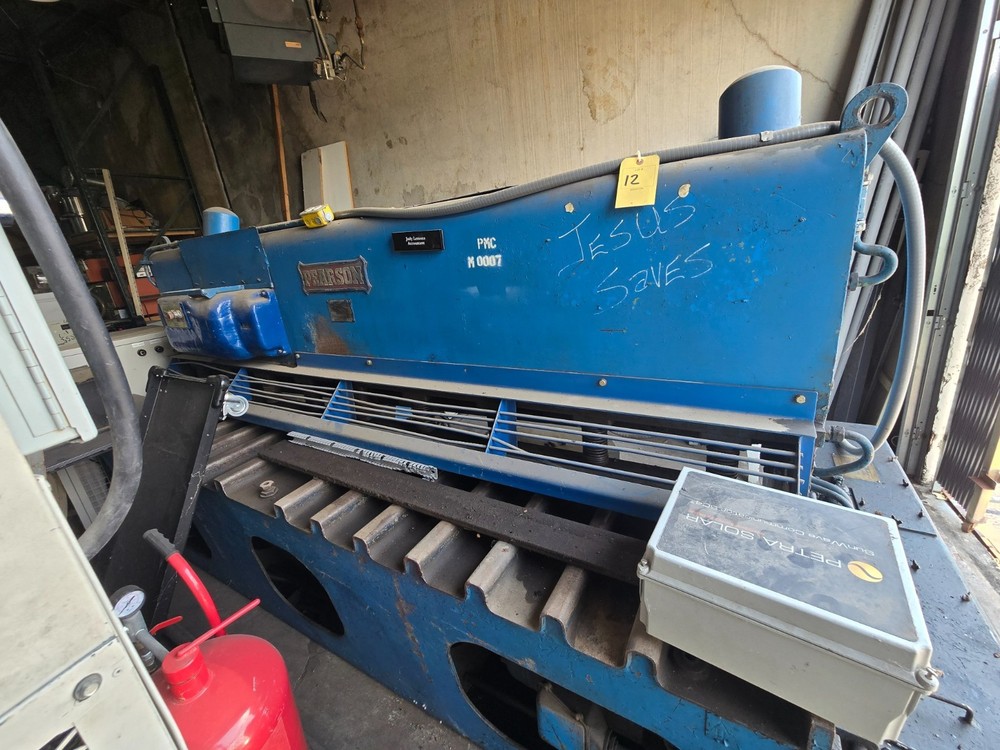 Pearson Hydraulic Power Shear (Guillotine Shear)