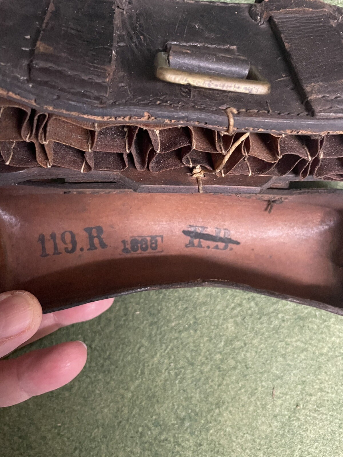 PreWW1 Original German Ammo Box 1888 119th infantry regiment.