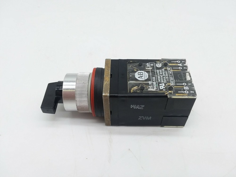 Allen Bradley 800MR-JH5UB Small Round Selector Switch
