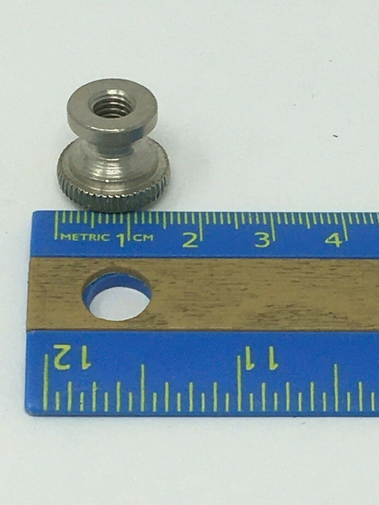 Upright/Vertical Piano Action Bracket Bolt Knobs, Set / 4, chrome plated steel