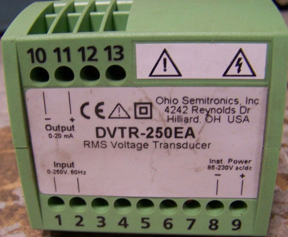 NEW OHIO SEMITRONICS RMS VOLTAGE TRANSDUCER DVTR-250EA