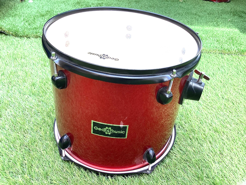 13”x 11” Rack Tom Drum | New/Red wine