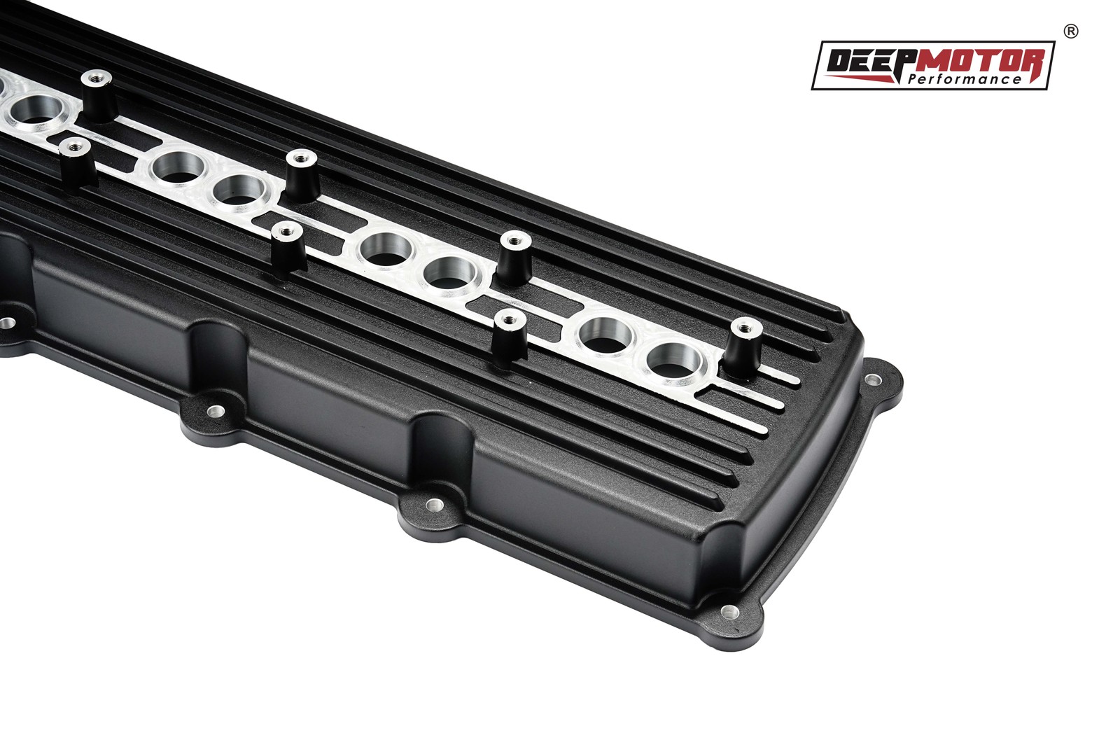 Deepmotor Aluminum Cast Valve Covers for Gen 3 III Hemi 5.7L 6.1L 6.4L Black