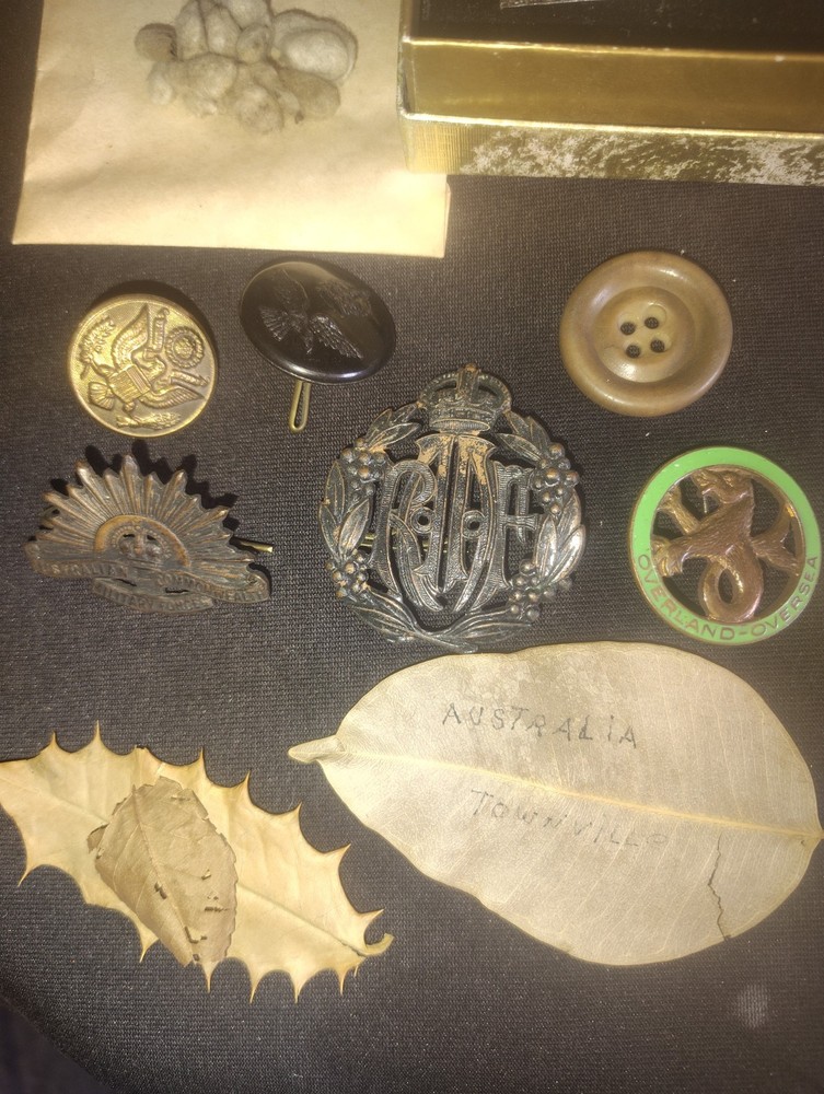 WW2 Ghost Army Group Invasion Barge Piece Dog Tags 604th Eng Camouflage Btn