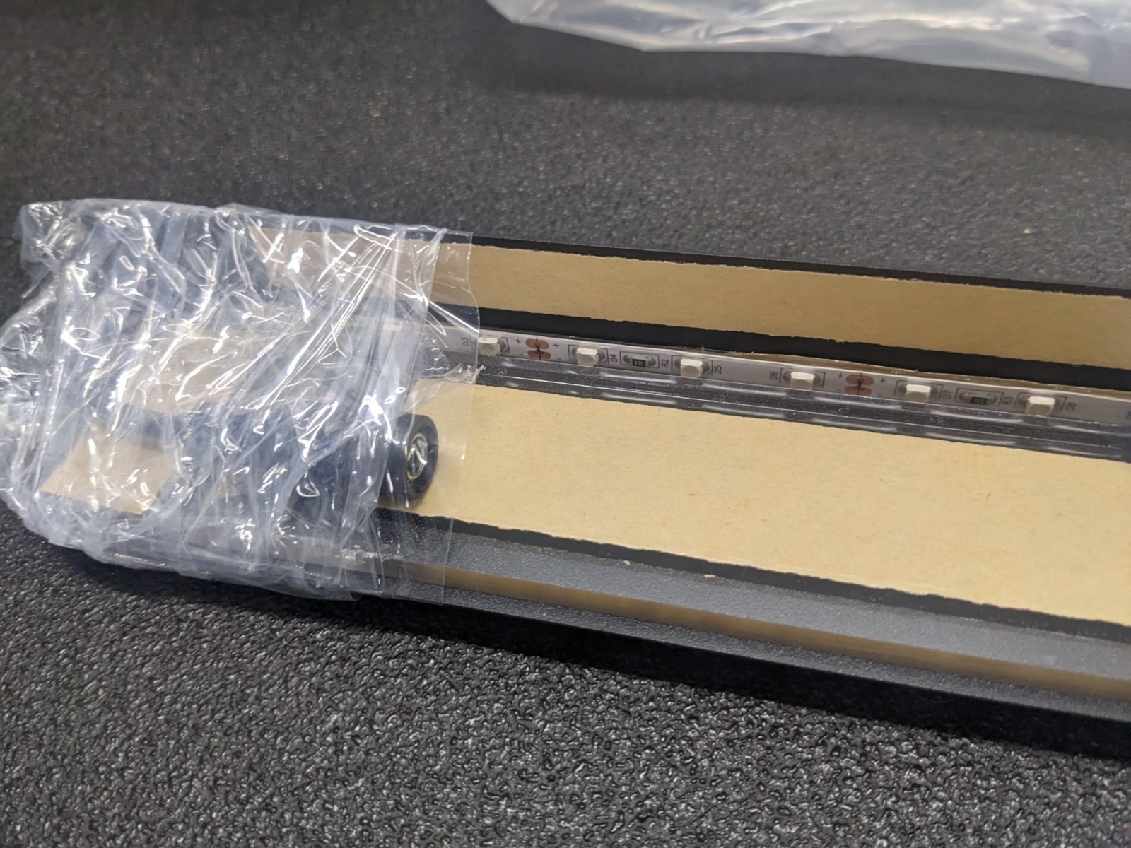 #bg654 Snap On Tools NEW kacgmled24b Matte Black with BLUE LED Corner Guard 2pc