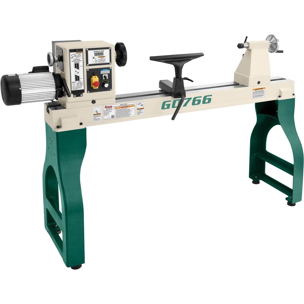 G0766 22" x 42" Variable-Speed Wood Lathe