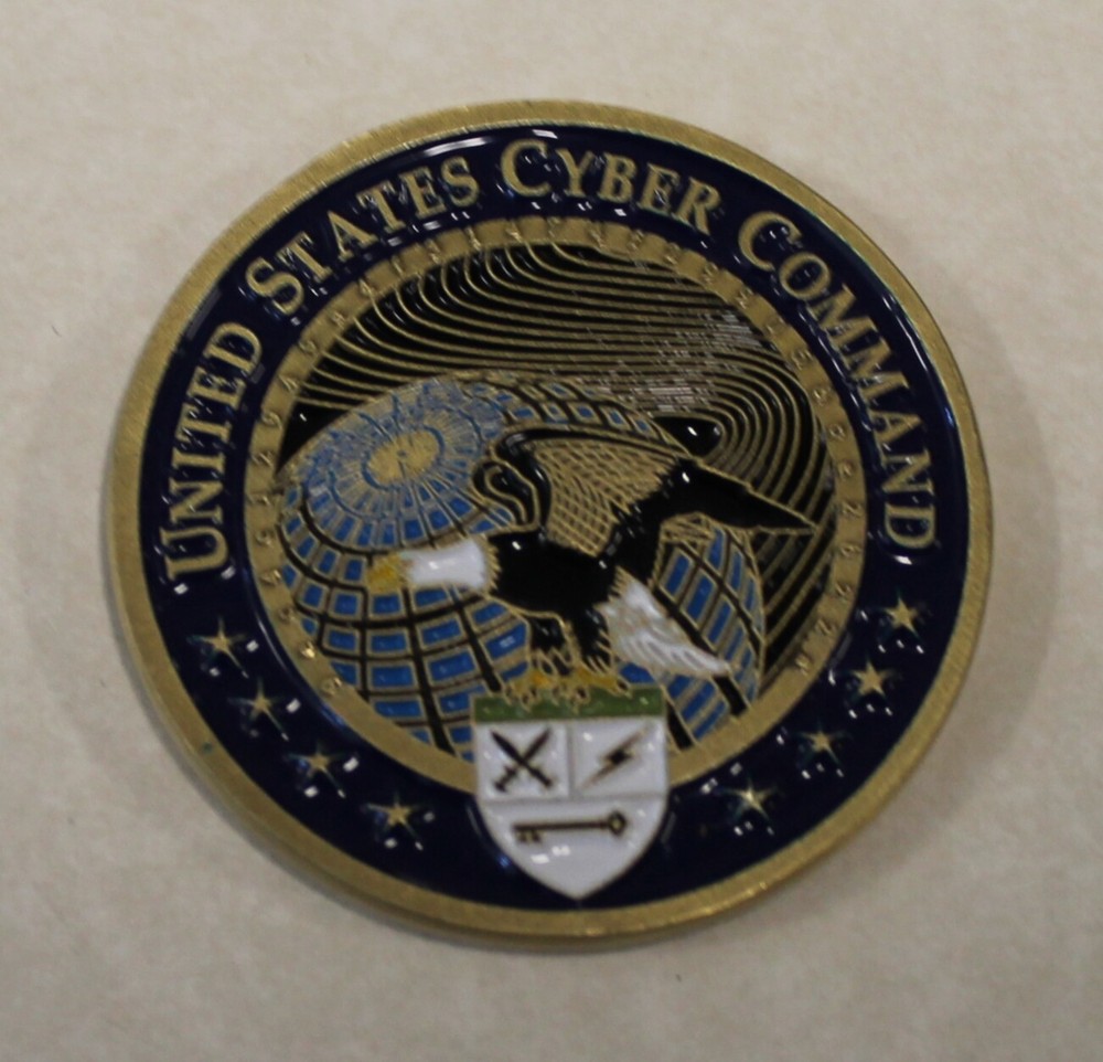 United States Cyber Command NSA / CSS Fort Meade Challenge Coin Version #2