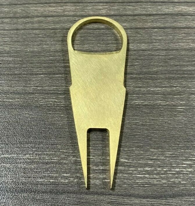 Brass Golf Divot Tool & Bottle Opener