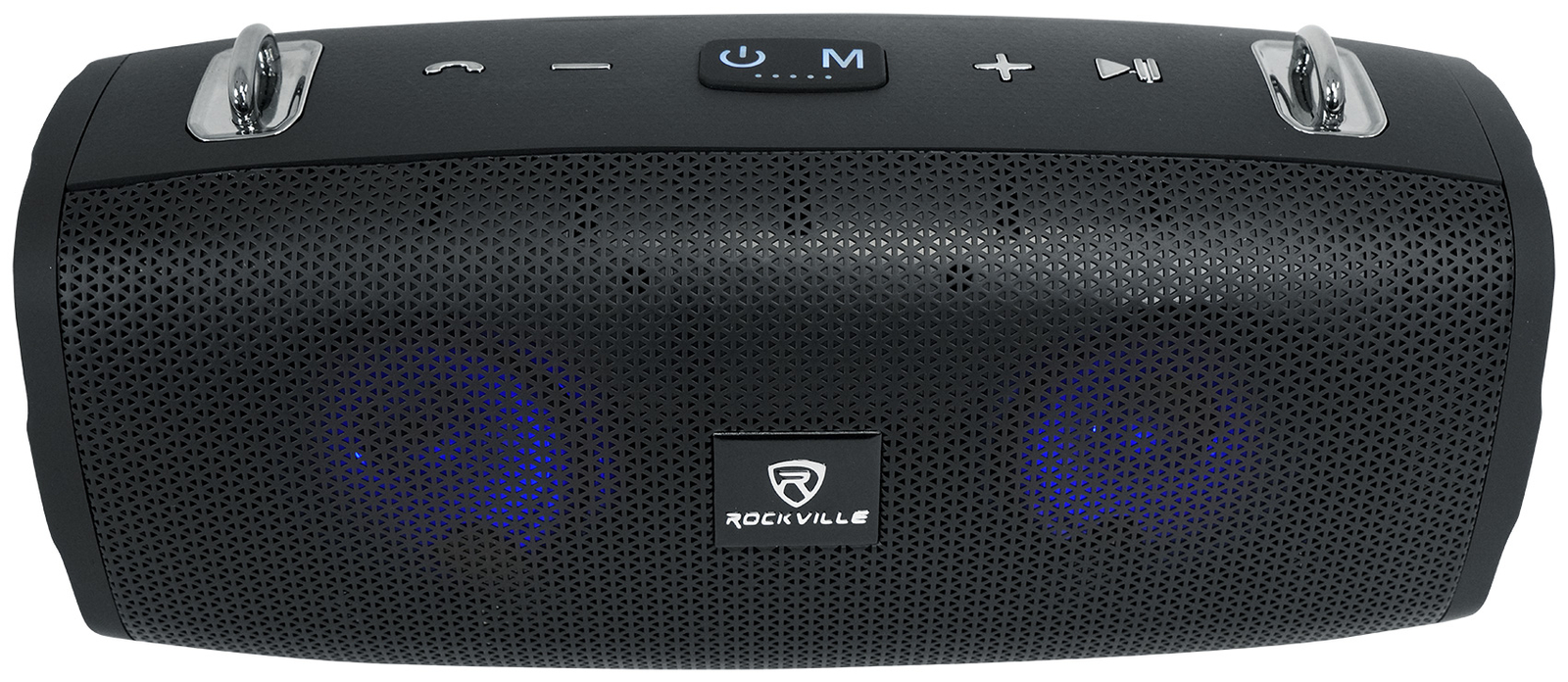 Rockville RPB-KAR Portable Bluetooth Speaker + Karaoke Microphone + Party LED's