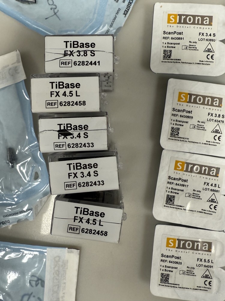 Frialit/Xive CEREC Scan Post Ti Base Bundle 17 pieces
