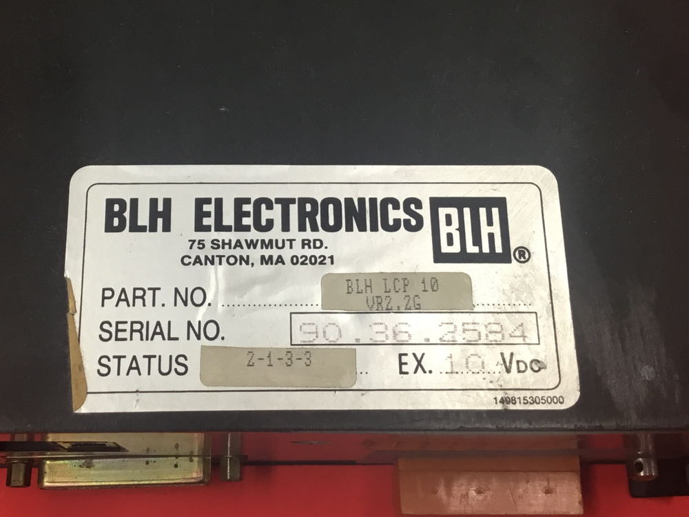 BLH Electronics - Part # LCP 10 - Weight Processor