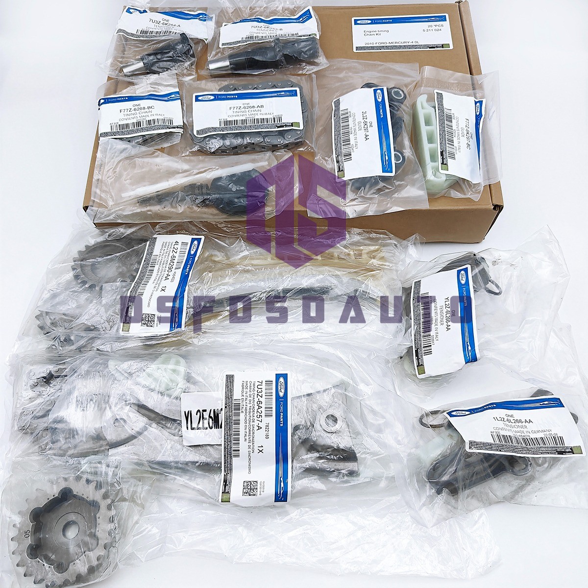 New OEM TIMING CHAIN KIT-10 PIECES For FORD EXPLORER 4.0L V6 SOHC 1998-2010