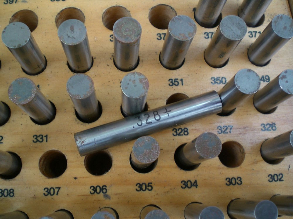 Meyer M-2 Plus Pin gage set .251 - .500 incomplete