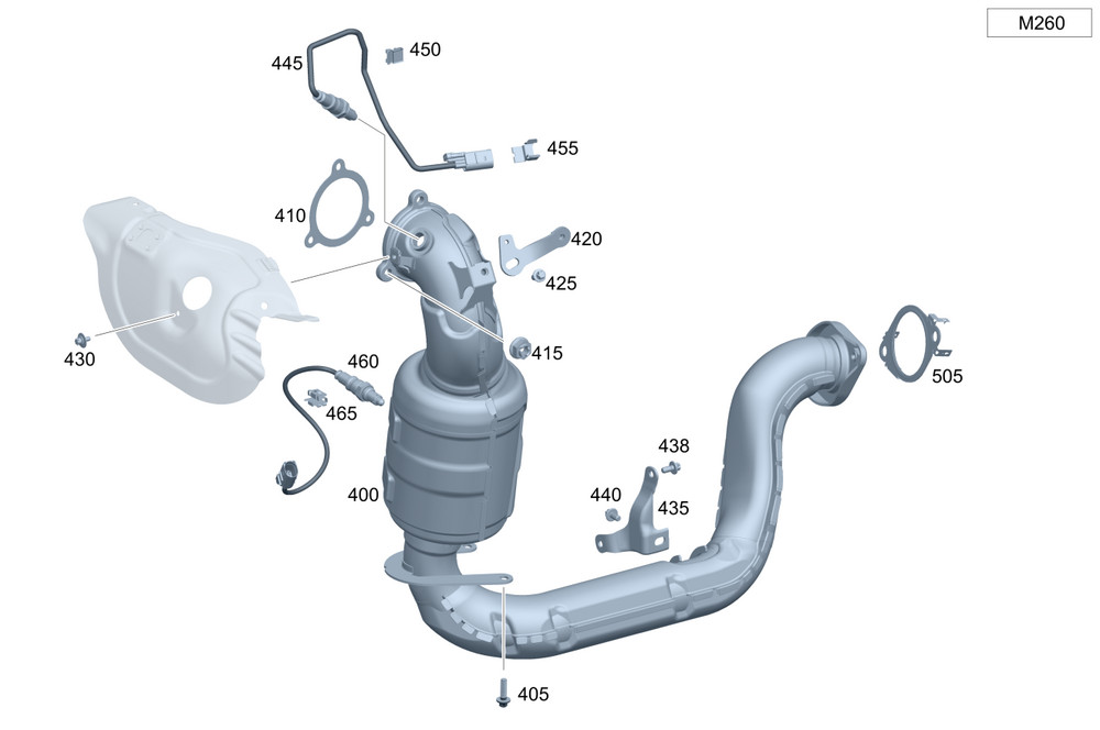 Genuine Mercedes-Benz Lambda Sensor 000-542-81-04