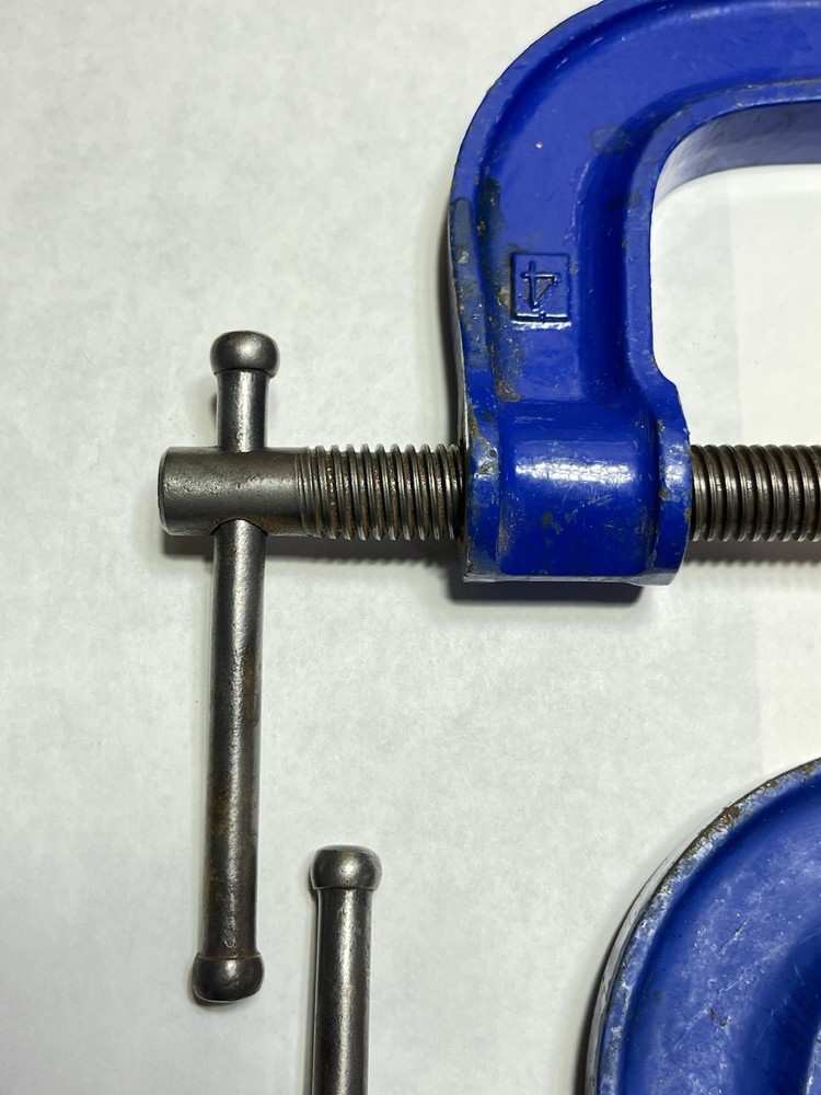 2 Record 4” C Clamps Used