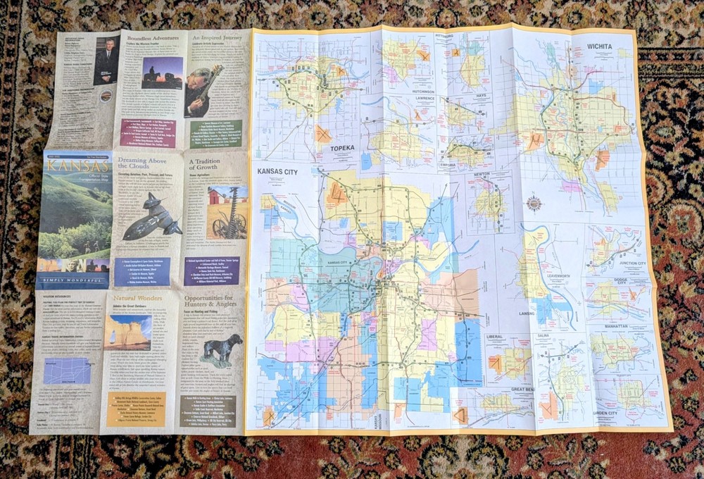 2001-2002 Kansas Official State Transportation Road Map