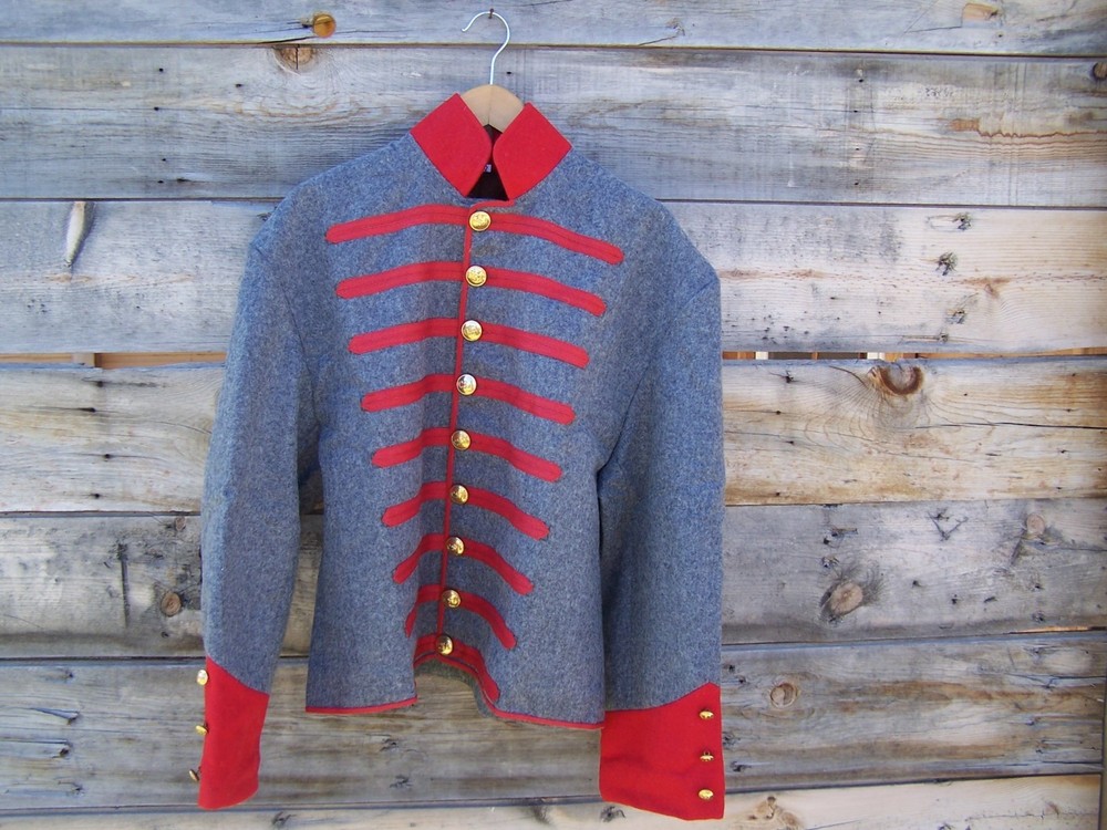 civil war confederate reenactor mississippi shell jacket  52