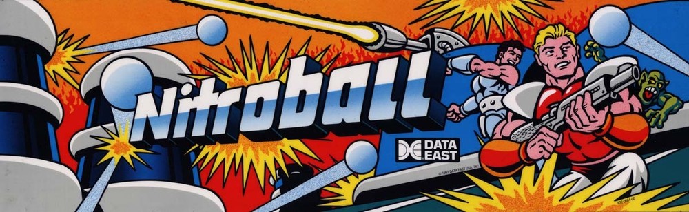 NItroball Arcade Marquee 26" x 8"