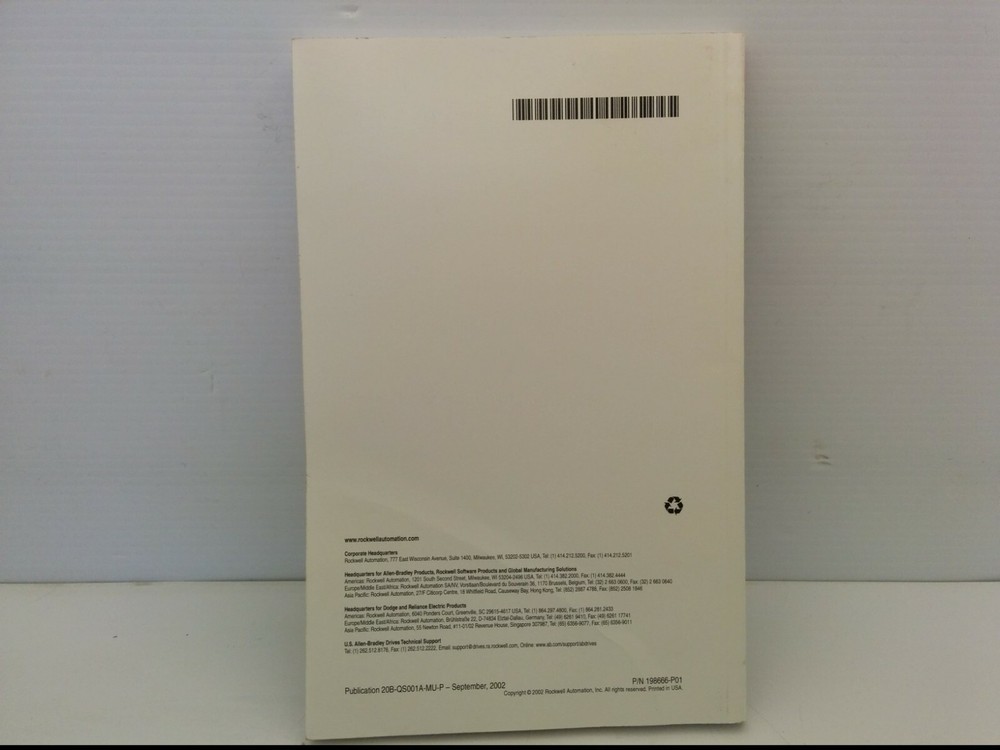 ALLEN BRADLEY POWERFLEX 700 QUICK START, ADJUSTABLE FREQUENCY AC DRIVE