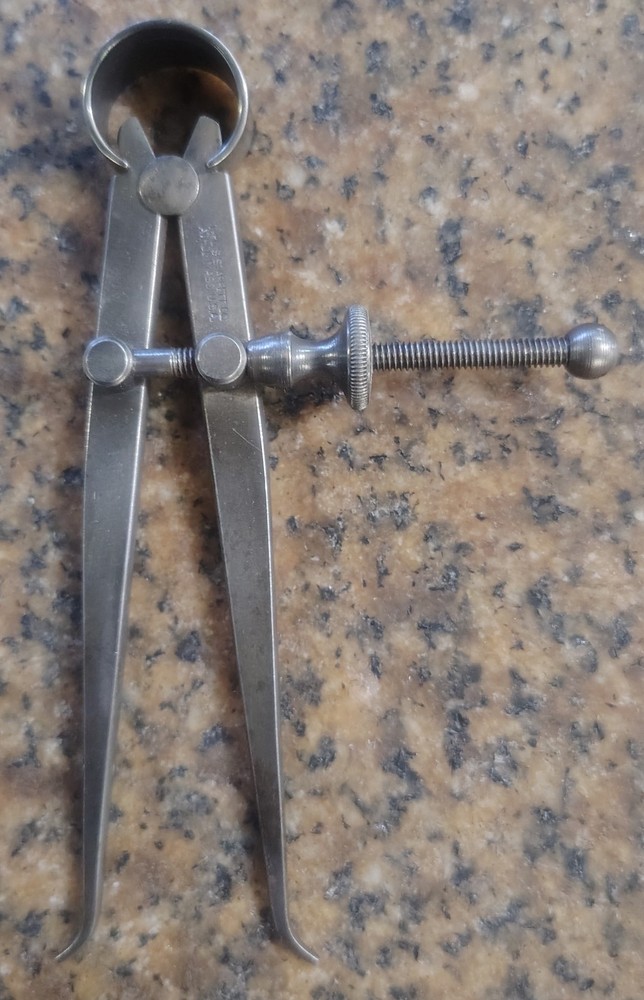 🗽 STARRETT 4" ID CALIPER MACHINIST/TOOLMAKER