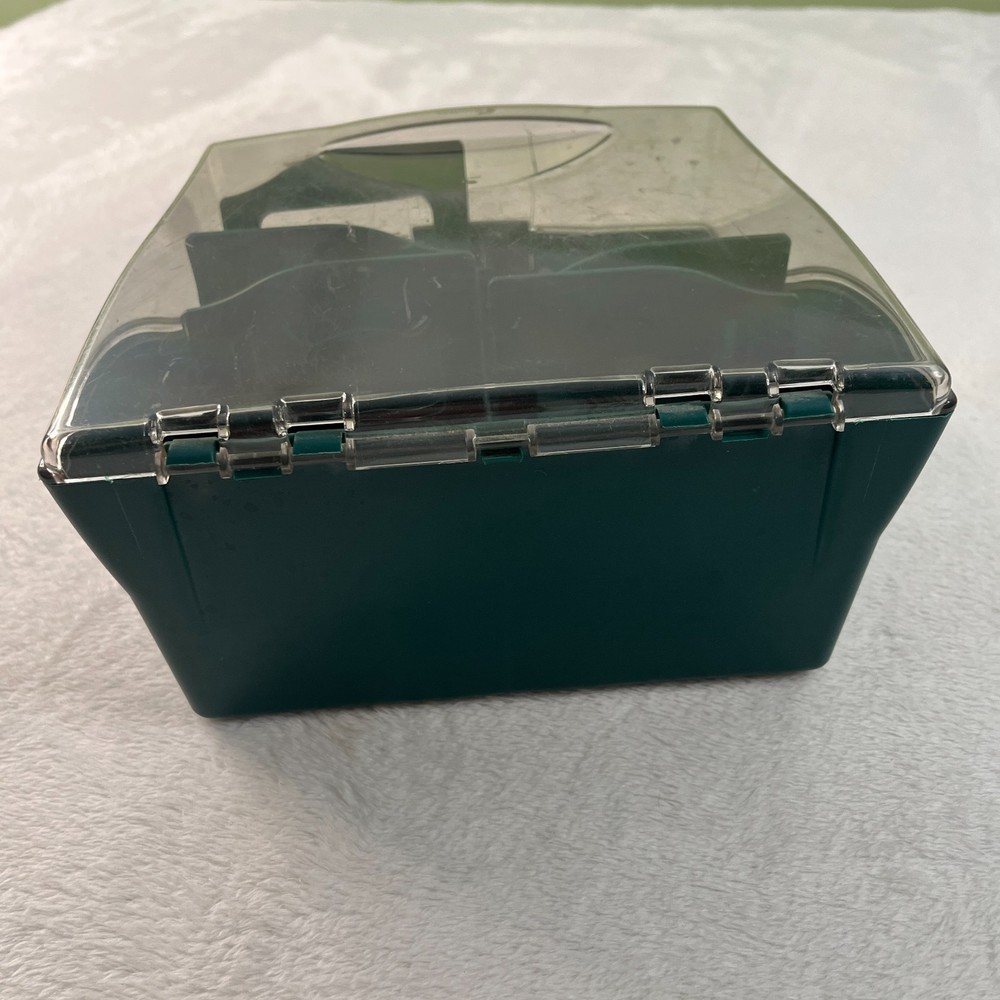 Fellowes Softworks Diskette Tray Green Case For 3.5" Floppy Holder Disk