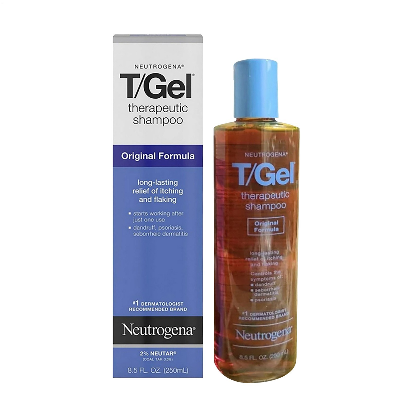 Neutrogena T-Gel Therapeutic Shampoo Instant Treatment 8.5 Fl Oz/250ML IN Box