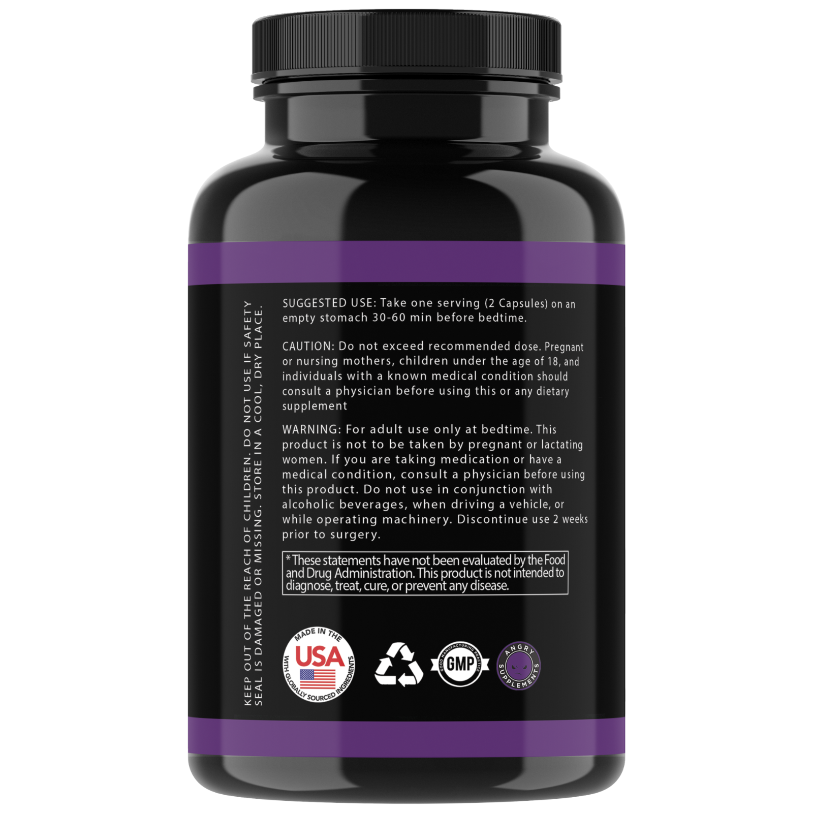 Monster Test Testosterone Booster Testosterona Supplement for Men AM and PM 2 Pk