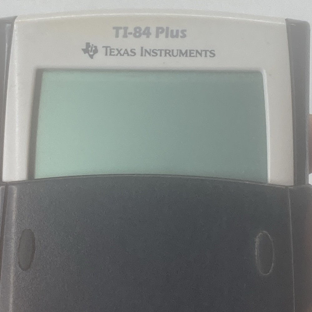 Texas Instruments TI-84 Plus Graphing Calculator and Cover