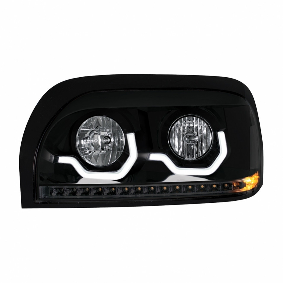 Freightliner Century "Blackout" Projection LED Headlight - Driver Side
