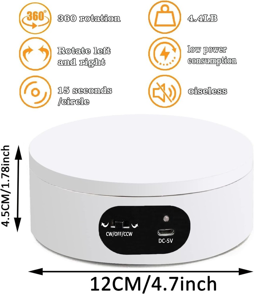 Professionally Designed Rotating Display Stand for Tumblers - Quiet & Versatile